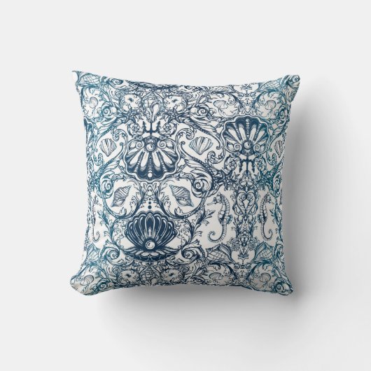 ヴィンテージの海兵隊員パターン クッション (正面)