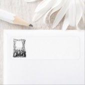 ヴィンテージの海賊と難破した海賊船 ラベル (インサイチュ)