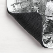 ヴィンテージの海賊と難破船 マウスパッド (コーナー)