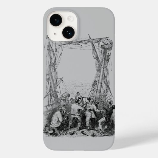 ヴィンテージの海賊と難破船 Case-Mate iPhoneケース (裏面)