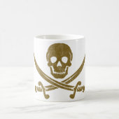 ヴィンテージの海賊 コーヒーマグカップ (中央)