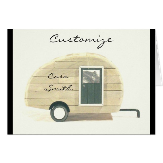 ヴィンテージの涙のトレーラーのジプシーのキャラバン (正面横)