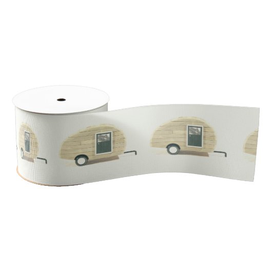 ヴィンテージの涙のトレーラーのジプシーのキャラバン グログランリボン (リール)