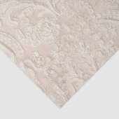 ヴィンテージの淡いピンクのレース 薄葉紙 (詳細)