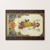 ヴィンテージの準備のハロウィーンパーティー ジグソーパズル (横)