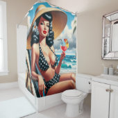 ヴィンテージの準備 シャワーカーテン (インサイチュ)