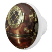 ヴィンテージの潜水のヘルメット セラミックノブ (右)