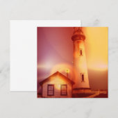 ヴィンテージの灯台の招待状 招待状 (正面/裏面)