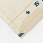 ヴィンテージの灯台ポスター1 フリースブランケット (角)