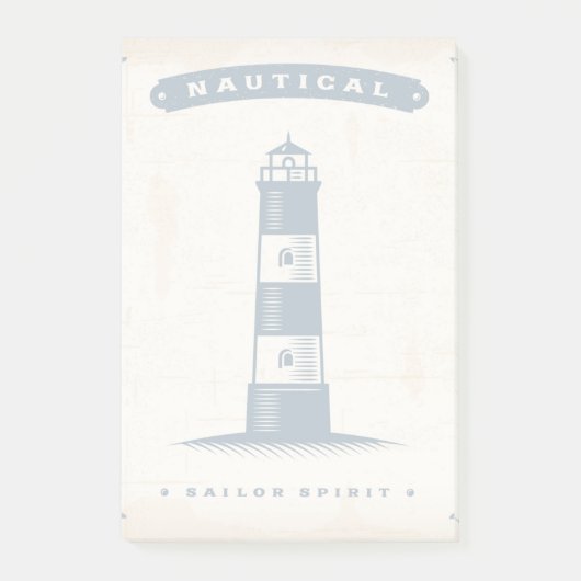 ヴィンテージの灯台ポスター1 ポストイット (正面)