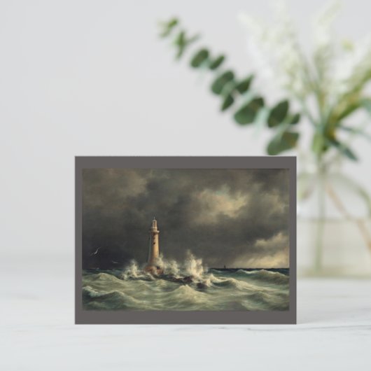 ヴィンテージの灯台ポストカード ポストカード (スタンド正面)