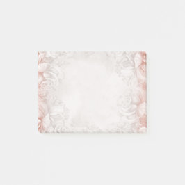 ヴィンテージの煙のモモの英国のバラのベージュニュートラル ポストイット