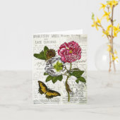 ヴィンテージの照合順序 カード (黄色い花)