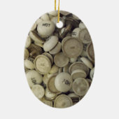 ヴィンテージの熱と冷たい磁器のノブ セラミックオーナメント (裏面)