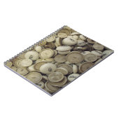 ヴィンテージの熱と冷たい磁器のノブ ノートブック (左側)