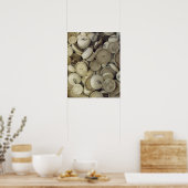 ヴィンテージの熱と冷たい磁器のノブ ポスター (キッチン)