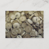 ヴィンテージの熱と冷たい磁器のノブ 名刺 (裏面)