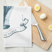 ヴィンテージの熱気の気球のふきん キッチンタオル (四つ折り)