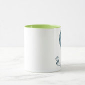 ヴィンテージの熱気の気球のマグ マグカップ (中央)