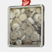 ヴィンテージの熱湯と冷磁のノブ メタルオーナメント (左)