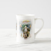 ヴィンテージの父のクリスマス ボーンチャイナマグカップ (右)