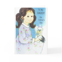 ヴィンテージの父の日のカード