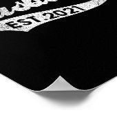 ヴィンテージの父の日は夫のEstに昇格した。 ポスター (角)
