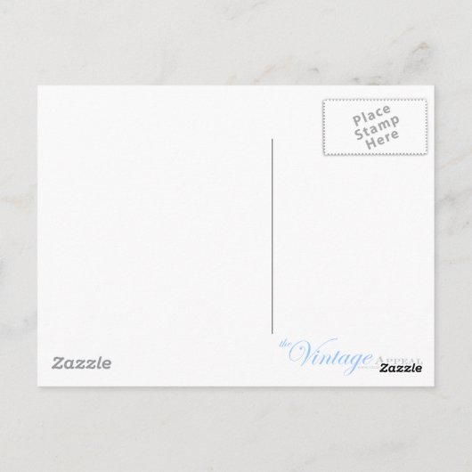 ヴィンテージの父の日 ポストカード (裏面)