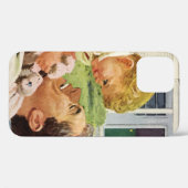 ヴィンテージの父の日，郊外の幸福な家族 Case-Mate iPhoneケース (裏面 (横))