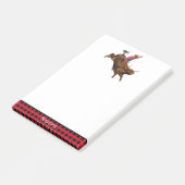 ヴィンテージの牛馬乗りカウボーイ ポストイット (アングル)