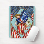 ヴィンテージの独立と自由 マウスパッド (マウス)