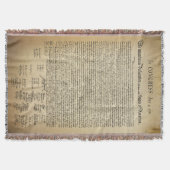 ヴィンテージの独立宣言 スローブランケット (正面)