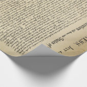 ヴィンテージの独立宣言 ラッピングペーパー (角)