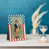 ヴィンテージの独立記念日　ヤングおじさんサム フォトプラーク (側面)