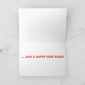 ヴィンテージの猫がクリスマスキャロルを歌#holidayz シーズンカード (内部)