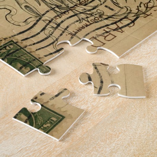 ヴィンテージの王冠のファッションの女王の小剣 ジグソーパズル (側面)