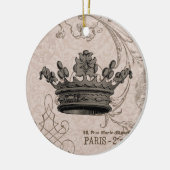 ヴィンテージの王冠の…オーナメント セラミックオーナメント (左)