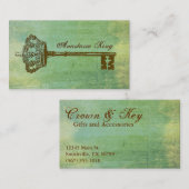 ヴィンテージの王冠及び主エレガントな名刺II 名刺 (正面/裏面)