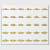 ヴィンテージの王冠 ラッピングペーパー (フラット)