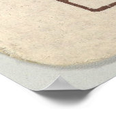 ヴィンテージの王遊カード(1889) ポスター (角)