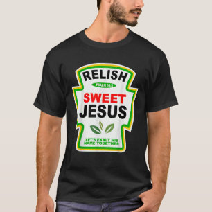 ヴィンテージの甘いイエスおもしろいクリスチャンの贈り物 Tシャツ