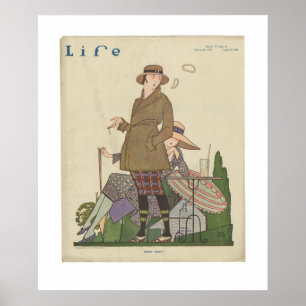 ヴィンテージの生命雑誌ポスター威厳があるな19 1920年 ポスター