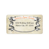 ヴィンテージの生存珊瑚の動揺して ラベル (正面)