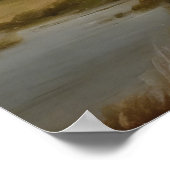 ヴィンテージの田舎、ヴィンテージアート、油彩画、 ポスター (角)