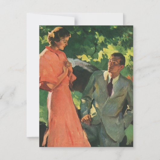 ヴィンテージの申し入れ、結婚してくれないか。 (正面)