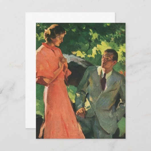 ヴィンテージの申し入れ、結婚してくれないか。 (正面/裏面)