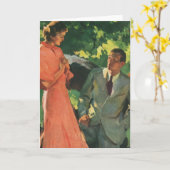 ヴィンテージの申し入れ、結婚してくれないか。 カード (黄色い花)