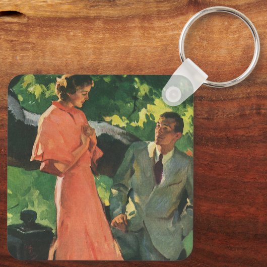 ヴィンテージの申し入れ、結婚してくれないか。 キーホルダー (裏面)