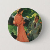 ヴィンテージの申し入れ、結婚してくれないか。 缶バッジ (正面)