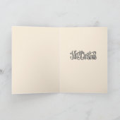 ヴィンテージの男の子及びピット・ブル犬のクリスマスカード シーズンカード (内部)